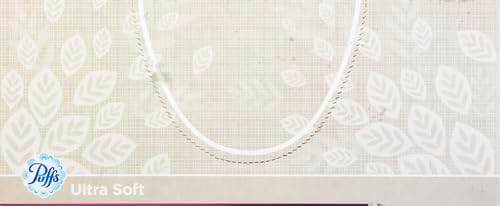 Puffs Ultra Soft Facial Tissues, 1 Family Size Box, 124 Facial Tissues Per Box (Pack of 4)