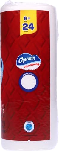 Charmin Ultra Strong Toilet Paper 6 Mega Rolls, 220 Sheets Per Roll