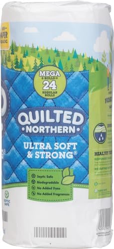 Quilted Northern Ultra Soft & Strong Toilet Paper, 6 Mega Rolls