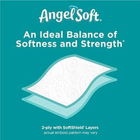 Angel Soft Toilet Paper, 484 Sheets per roll, 12 Count (Pack of 1)