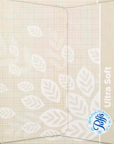 Puffs Ultra Soft Facial Tissues, 1 Family Size Box, 124 Facial Tissues Per Box (Pack of 4)