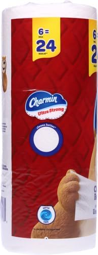 Charmin Ultra Strong Toilet Paper 6 Mega Rolls, 220 Sheets Per Roll