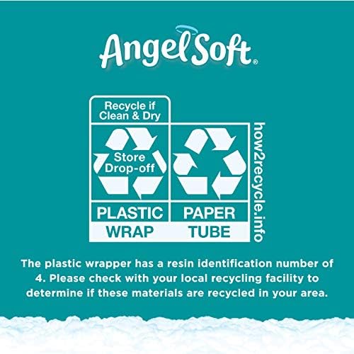 Angel Soft Toilet Paper, 484 Sheets per roll, 12 Count (Pack of 1)