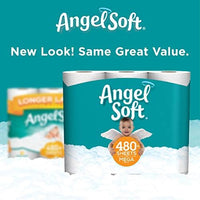 Angel Soft Toilet Paper, 484 Sheets per roll, 12 Count (Pack of 1)
