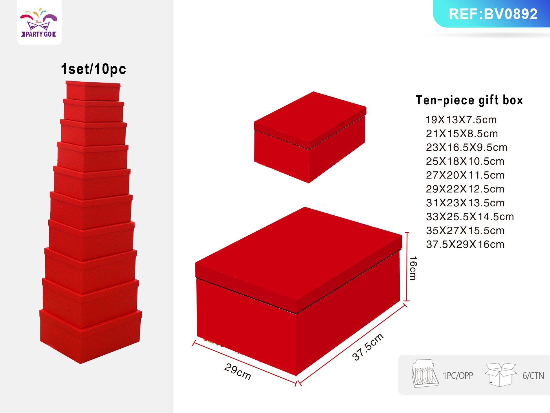 Christmas Ten Piece Gift Box Set