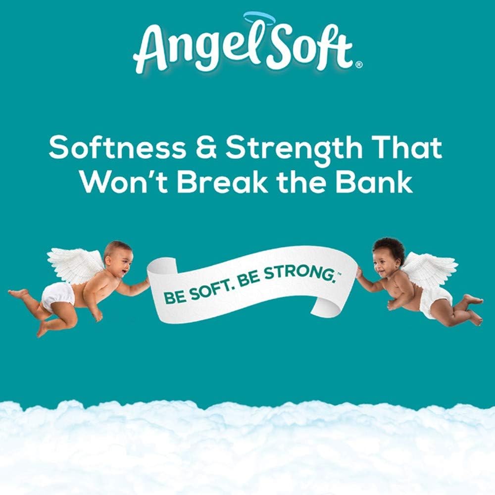 Angel Soft, Toilet Paper, Double Rolls, 12 Count of 234 Sheets Per Roll