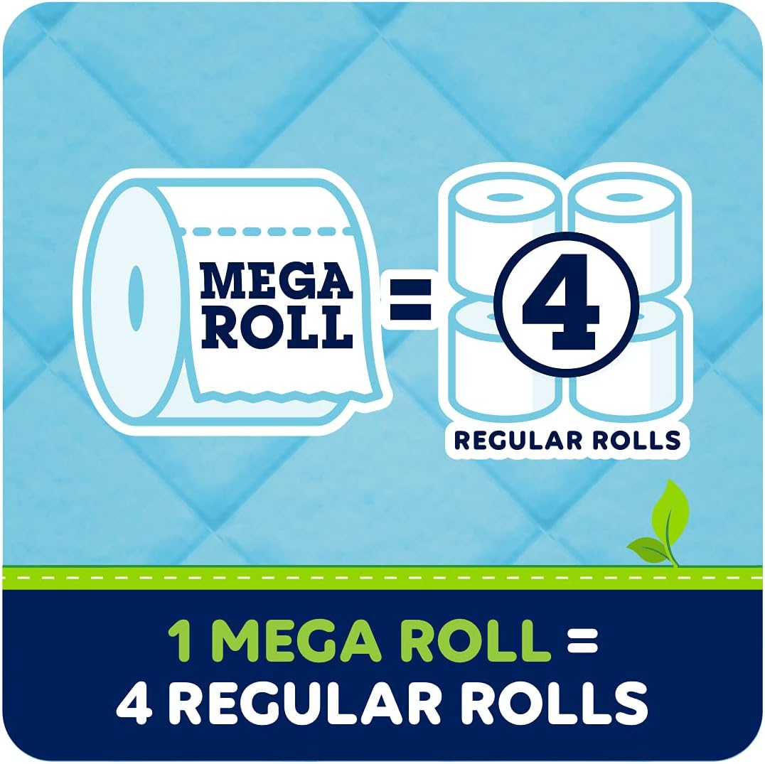 Quilted Northern Ultra Soft & Strong Toilet Paper, 6 Mega Rolls = 24 Regular Rolls, 5X Stronger*, Premium Soft Toilet Tissue