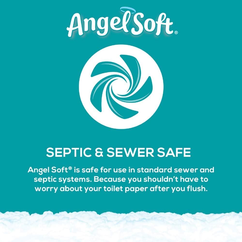 Angel Soft, Toilet Paper, Double Rolls, 12 Count of 234 Sheets Per Roll