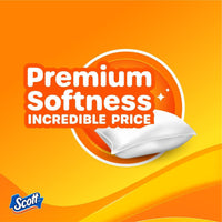 Scott ComfortPlus Toilet Paper with Soft Lavender Scented Tube, 12 Mega Rolls, 310 Sheets per Roll, Septic-Safe, 1-Ply Toilet Tissue