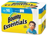 Bounty 75720 Essentials Select-A-Size Paper Towels, 2-Ply, 78 Sheets/Roll, 12 Rolls/Carton, 12 Count (Pack of 1)