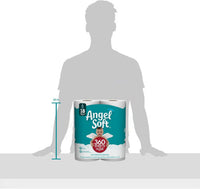 ANGEL SOFT Toilet Paper Bath Tissue, 36 Huge Rolls, 360+ 2-Ply Sheets Per Roll