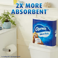 Charmin Ultra soft Jumbo Rolls Septic Safe white