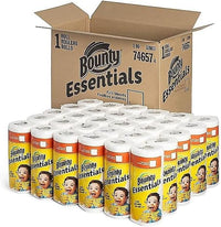 Bounty 75720 Essentials Select-A-Size Paper Towels, 2-Ply, 78 Sheets/Roll, 12 Rolls/Carton, 12 Count (Pack of 1)