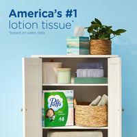 Puffs Plus Lotion Facial Tissue, 1 Cube Box, 56 Tissues Per Box