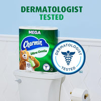 Charmin Ultra Gentle Toilet Paper, 9 Mega Rolls, 231 Sheets Per Roll