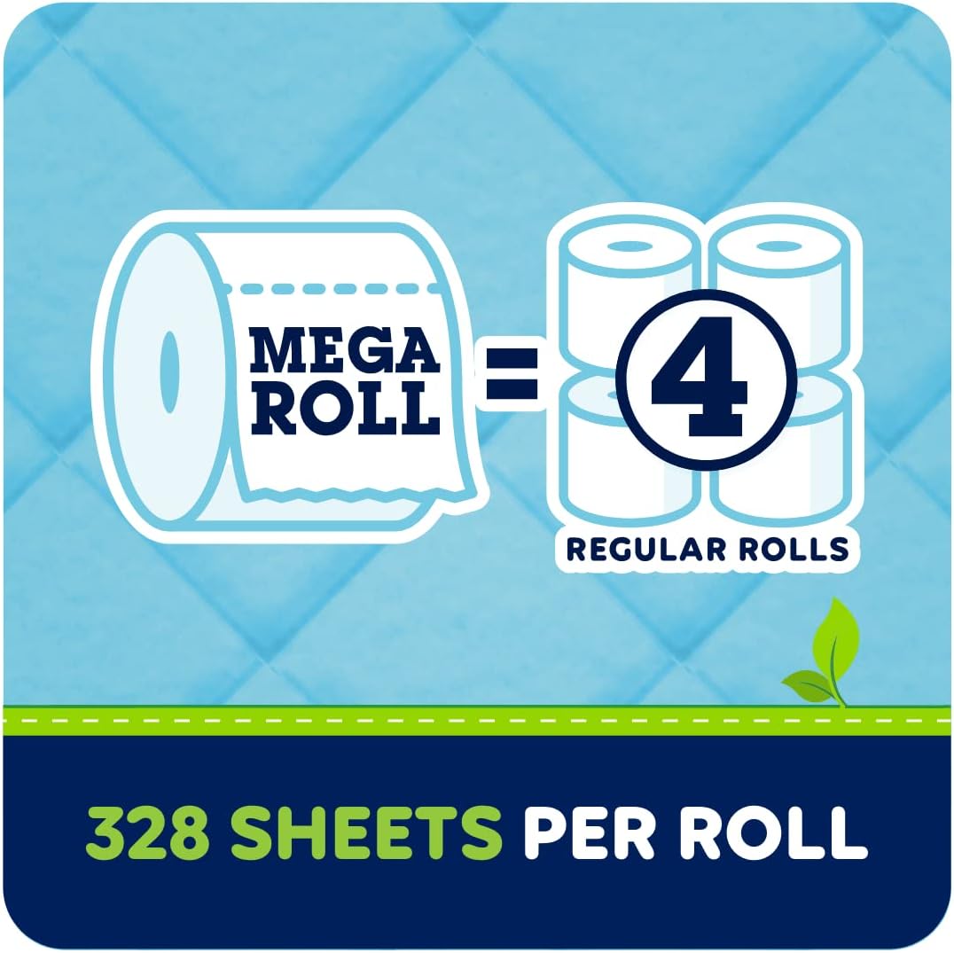 Quilted Northern Ultra Soft & Strong Toilet Paper, 6 Mega Rolls