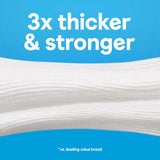 White cable with '3x thicker & stronger' text on a blue background
