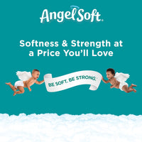 Angel Soft Toilet Paper, 6 Mega Rolls, 6 = 24 Regular Bath Tissue Rolls, 480+ 2-Ply Sheets Per Roll