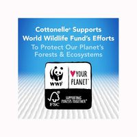 Cottonelle CleanCare Big Roll Toilet Paper (Pack of 12 Rolls), Bath Tissue, Ultra Soft Toilet Paper Rolls with Clean Ripple Texture, Sewer and Septic Safe