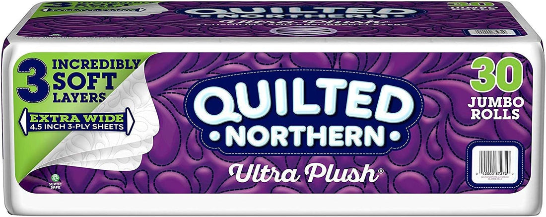 Quilted Northern Ultra Plush Toilet Paper 3-Ply 30 Jumbo Rolls