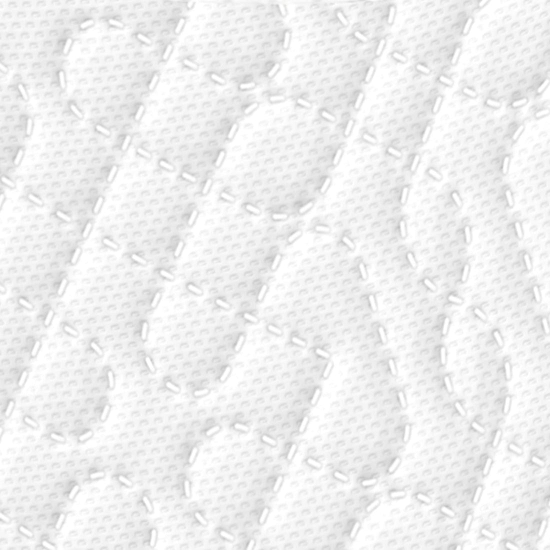 Close-up of textured white fabric with a subtle pattern
