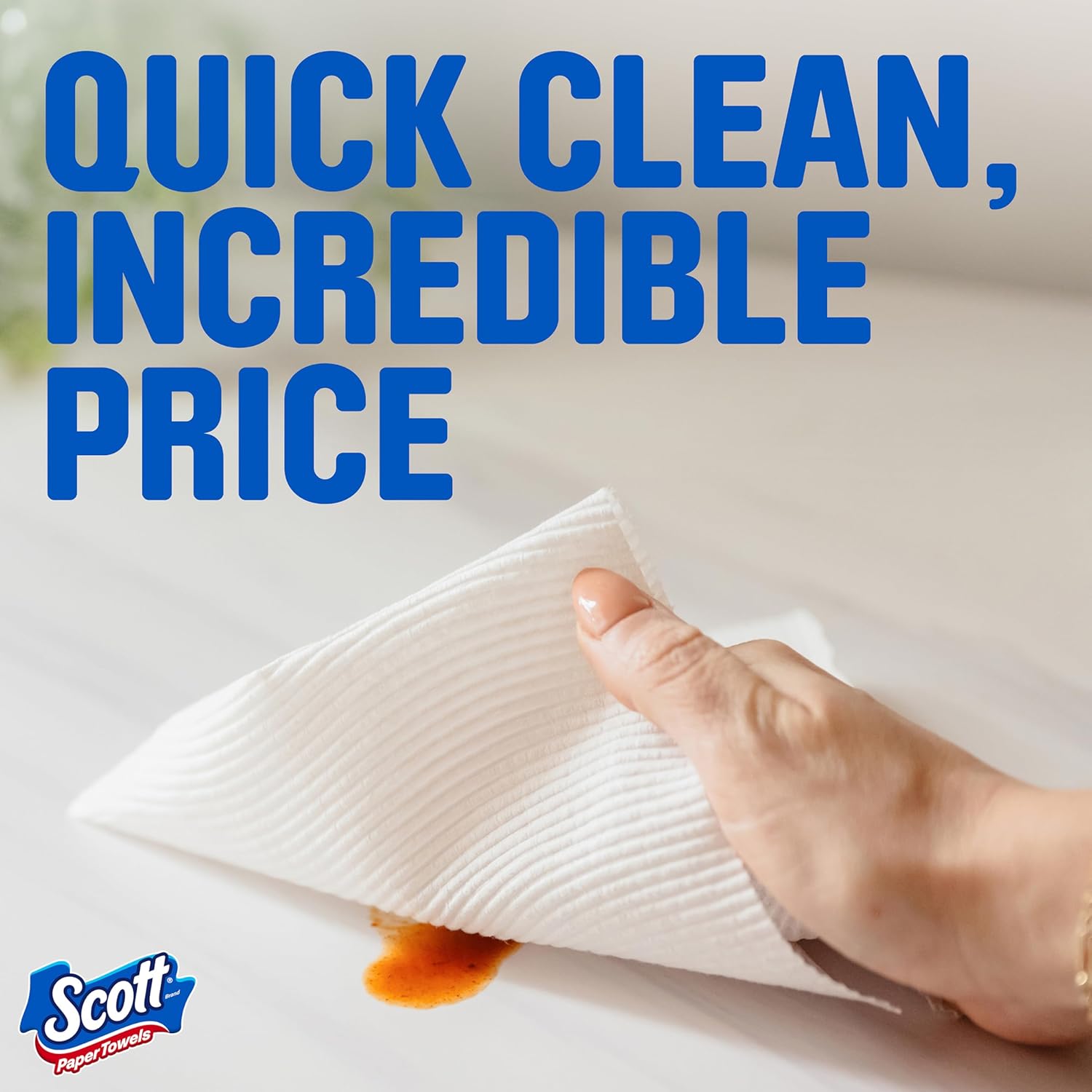 Scott Paper Towels, Choose-A-Sheet, 30 Double Rolls = 60 Regular Rolls (108 Sheets Per Roll)