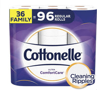 Cottonelle Ultra ComfortCare Toilet Paper, Bath Tissue, 12 Double Toilet Paper Rolls