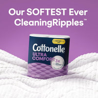 Cottonelle Ultra Comfort Soft Toilet Paper - 4 Mega Rolls (16 Regular Rolls), 244 Sheets Each
