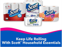 Scott ComfortPlus Toilet Paper, 12 Double Rolls, Bath Tissue (2 Pack)