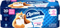 Charmin Ultra Soft Bathroom Tissue Ultra Soft 30 Jumbo Rolls. Our Softest and Most absorbent Jumbo Rolls 2-Ply 30 Rolls
