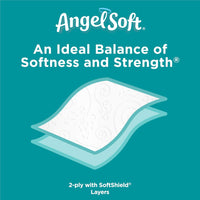 ANGEL SOFT Toilet Paper Bath Tissue, 36 Huge Rolls, 360+ 2-Ply Sheets Per Roll