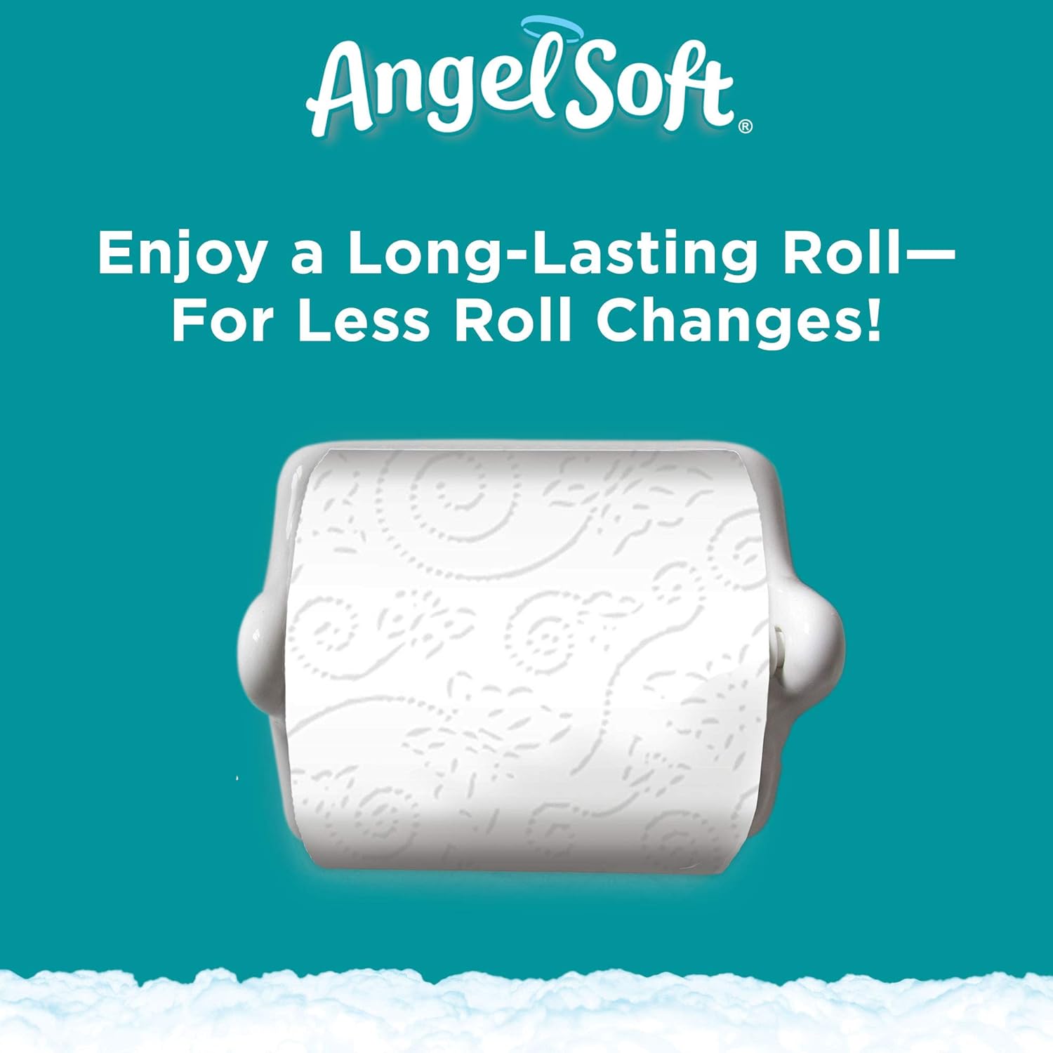 ANGEL SOFT Toilet Paper Bath Tissue, 36 Huge Rolls, 360+ 2-Ply Sheets Per Roll