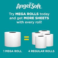 Angel Soft, Toilet Paper, Double Rolls, 12 Count of 234 Sheets Per Roll