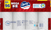 Charmin Ultra Strong Toilet Paper 24 Mega Rolls, 220 Sheets Per Roll
