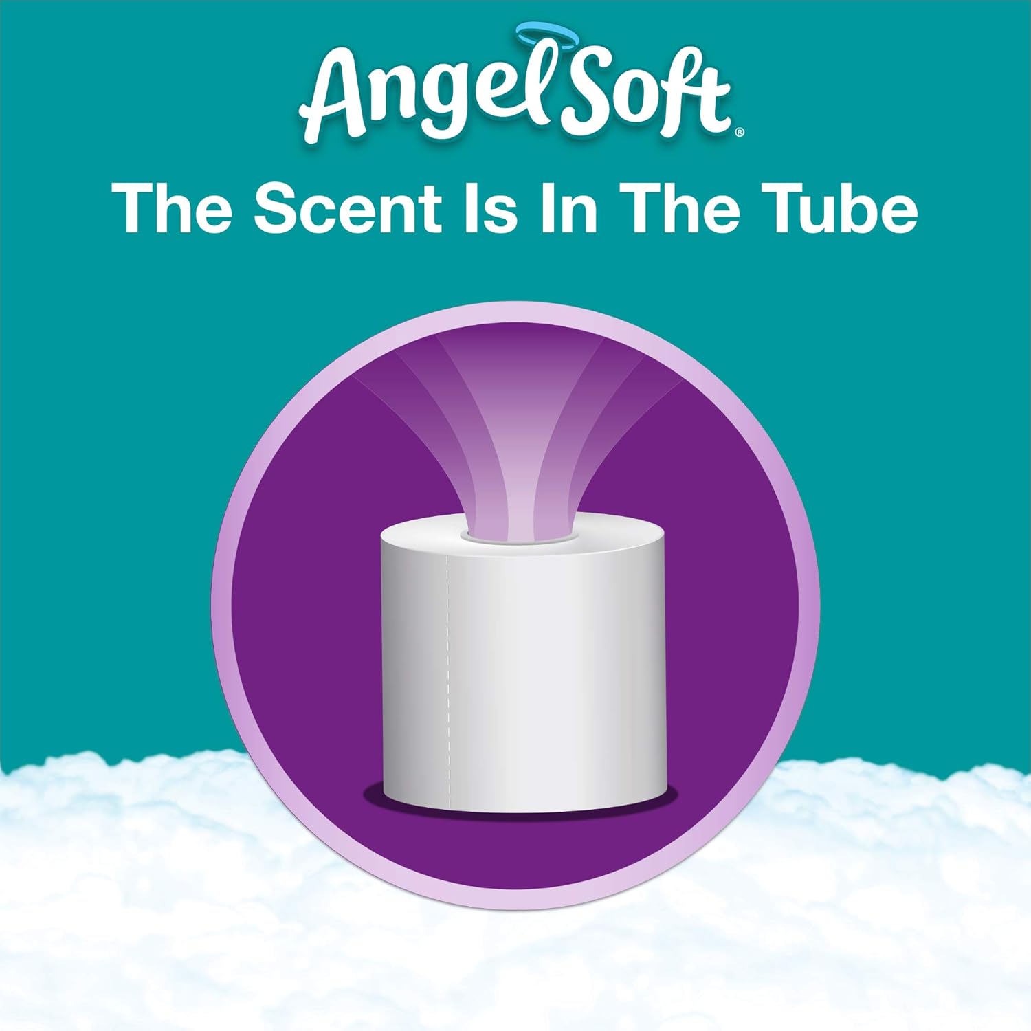 Angel Soft Toilet Paper with Fresh Lavender Scent, 12 Double Rolls=24 Regular Rolls, 200+ 2-Ply Sheets