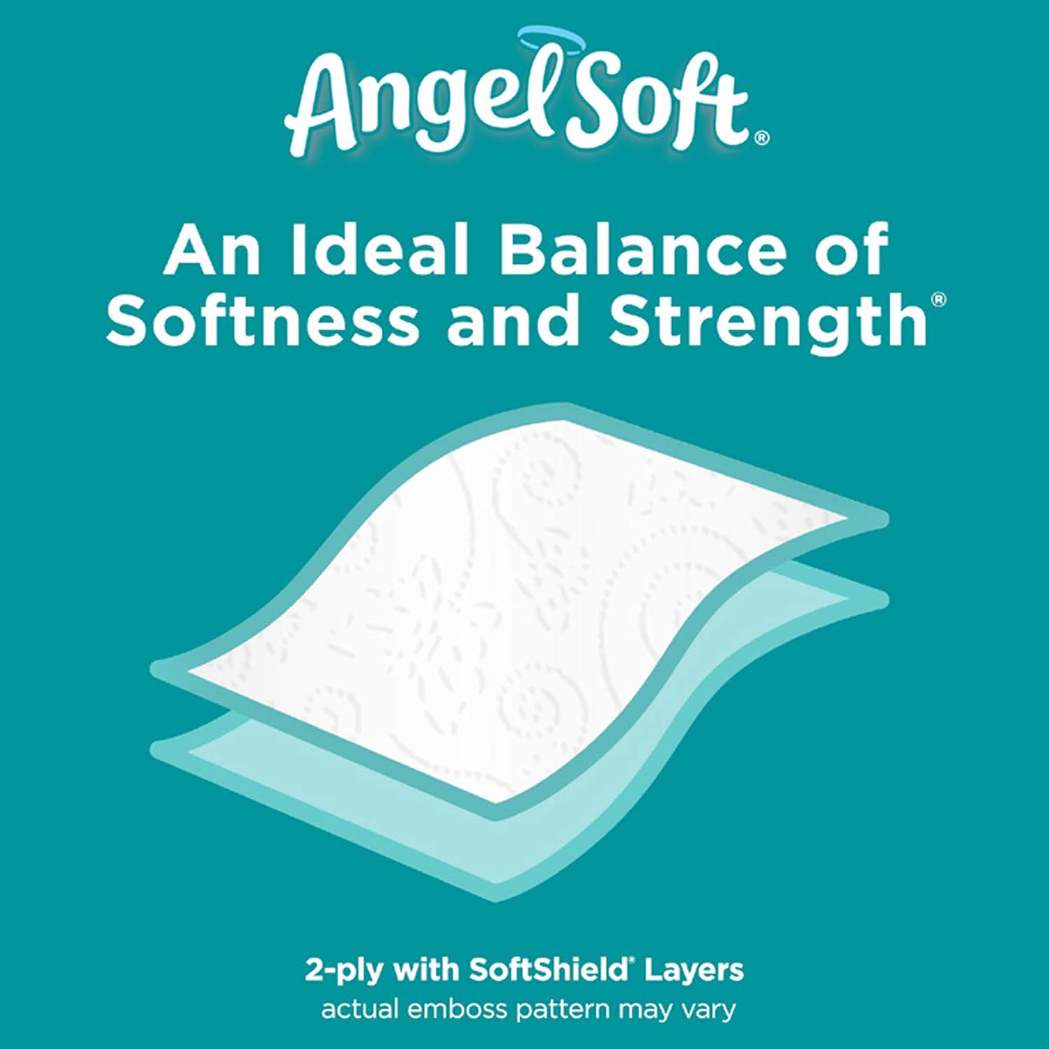 Angel Soft, Toilet Paper, Double Rolls, 12 Count of 234 Sheets Per Roll
