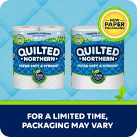 Quilted Northern Ultra Soft & Strong Toilet Paper, 6 Mega Rolls