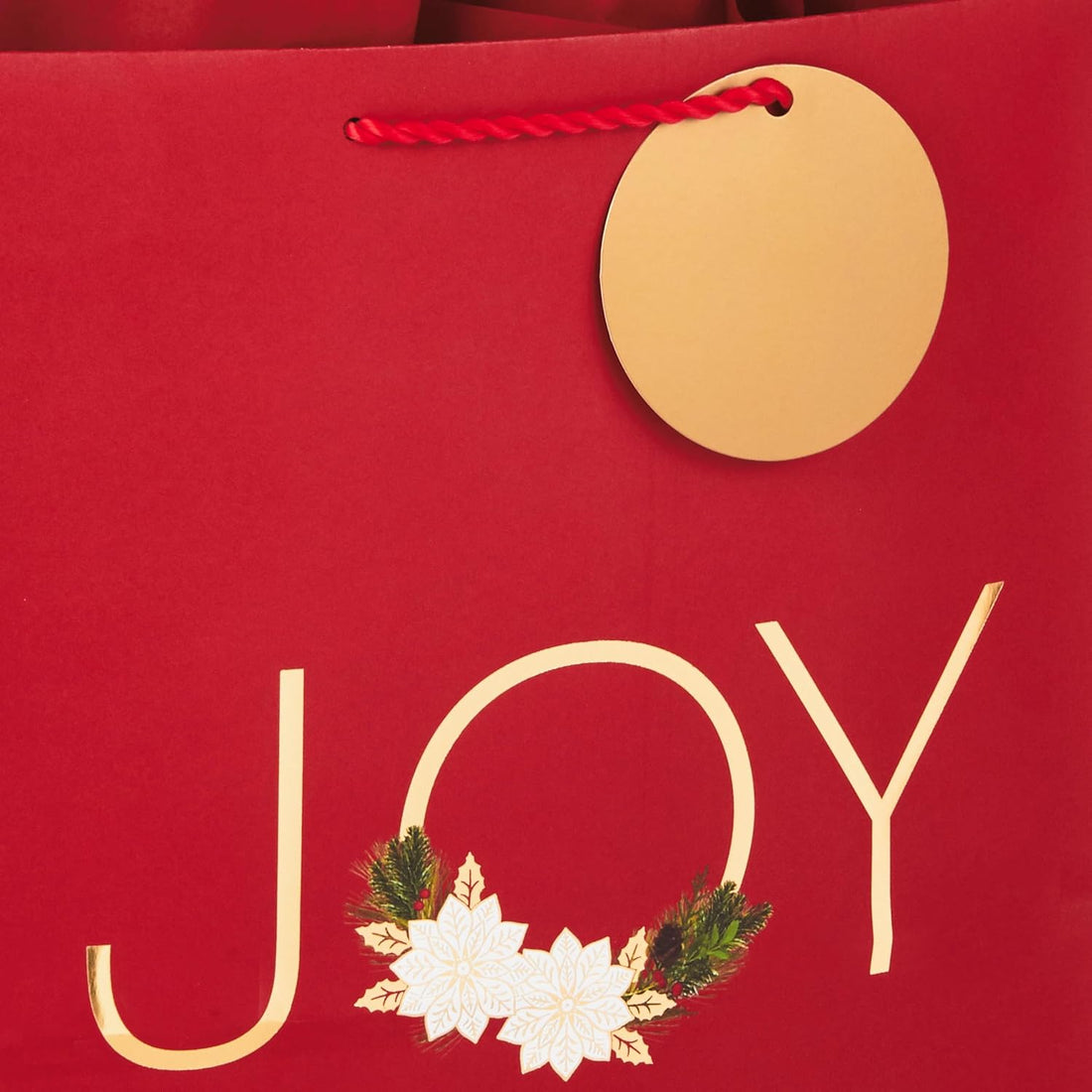 Hallmark Large Christmas Gift Bags with Tissue Paper, 3-Pack (Wreath, Gold Joy, Red Barn) – view 5