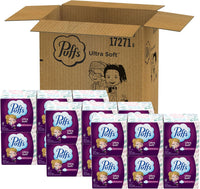 Puffs Ultra Soft Non-Lotion Tissues, 10 Cubes, 56 Tissues Per Box