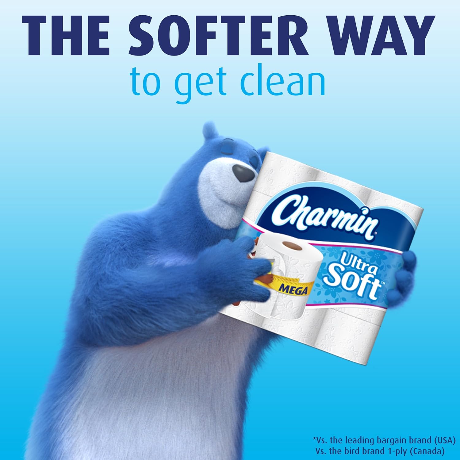 Charmin Ultra soft Jumbo Rolls Septic Safe white