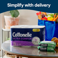 Cottonelle Ultra Comfort Toilet Paper 18 Mega Rolls (18 Mega Rolls = 72 Regular Rolls) 244 Sheets per Roll Packaging May Vary