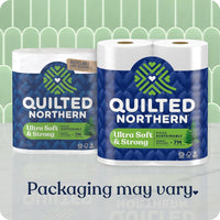 Quilted Northern Ultra Soft & Strong Toilet Paper, 6 Mega Rolls = 24 Regular Rolls, 5X Stronger*, Premium Soft Toilet Tissue