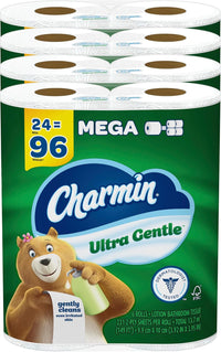 Charmin Ultra Gentle Toilet Paper, 9 Mega Rolls, 231 Sheets Per Roll