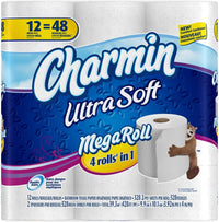 Charmin Ultra soft Jumbo Rolls Septic Safe white