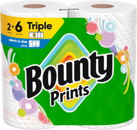 Bounty Full Sheet Paper Towels, White, 2 Triple Rolls = 6 Regular Rolls