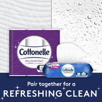 Cottonelle Ultra ComfortCare Toilet Paper, Bath Tissue, 12 Double Toilet Paper Rolls