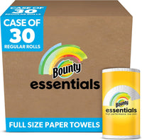 Bounty 75720 Essentials Select-A-Size Paper Towels, 2-Ply, 78 Sheets/Roll, 12 Rolls/Carton, 12 Count (Pack of 1)