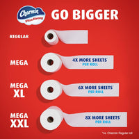 Charmin Ultra Strong Toilet Paper 6 Mega Rolls, 220 Sheets Per Roll
