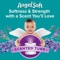 Angel Soft Toilet Paper with Fresh Lavender Scent, 12 Double Rolls=24 Regular Rolls, 200+ 2-Ply Sheets