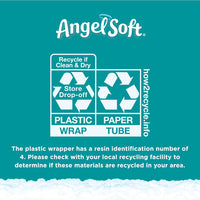 Angel Soft Toilet Paper, 6 Mega Rolls, 6 = 24 Regular Bath Tissue Rolls, 480+ 2-Ply Sheets Per Roll
